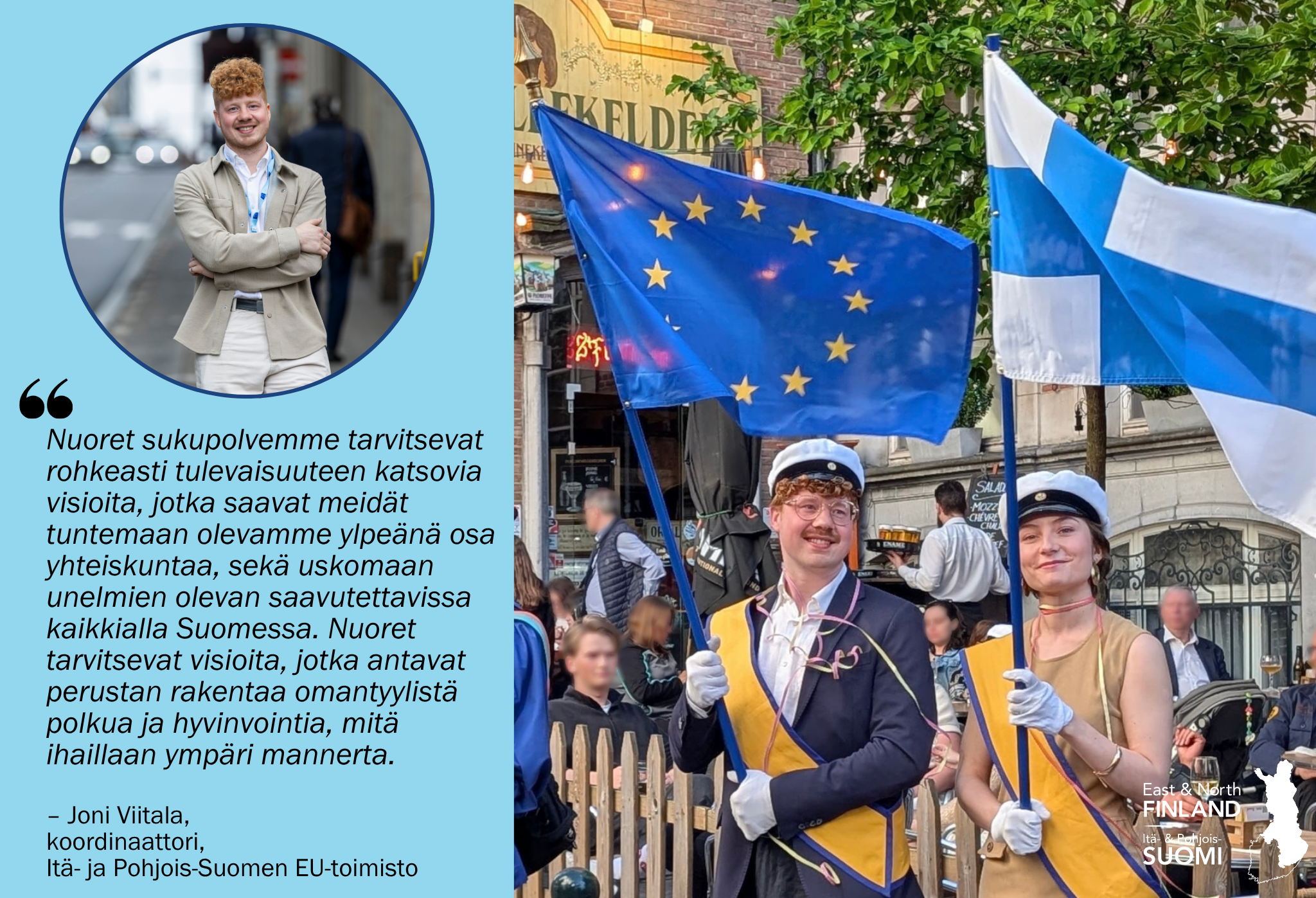 Hyvää Eurooppa‑päivää – aluetoimistomme harjoittelijan näkemyksiä EU:sta